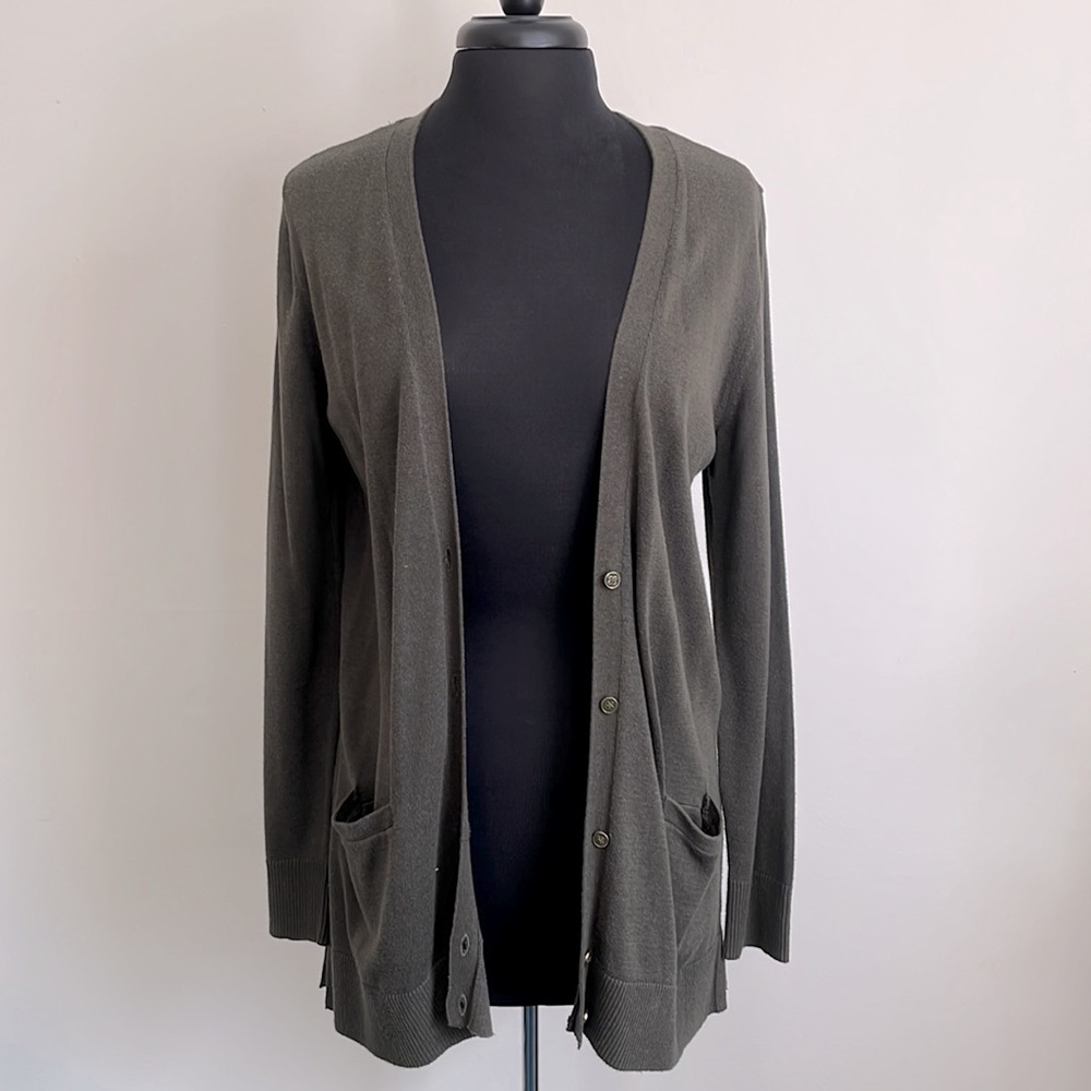 Croft&Barrow Women’s Army Green Cardigan